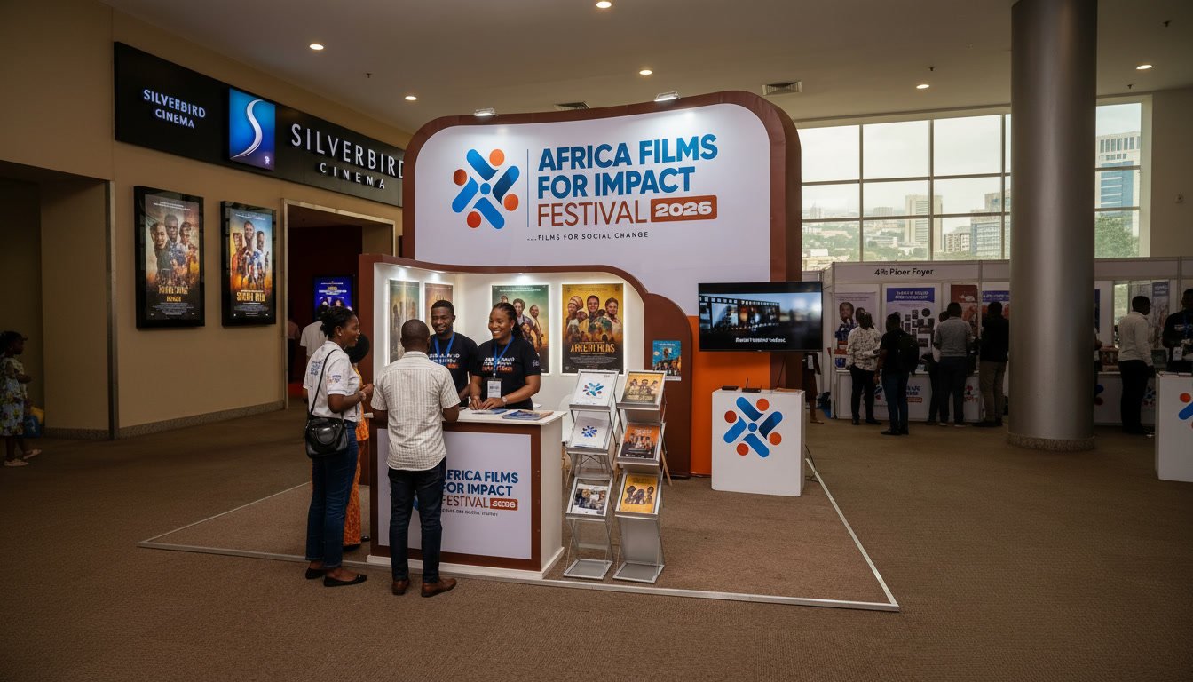 affif africa films for impact festival vendor booth 2